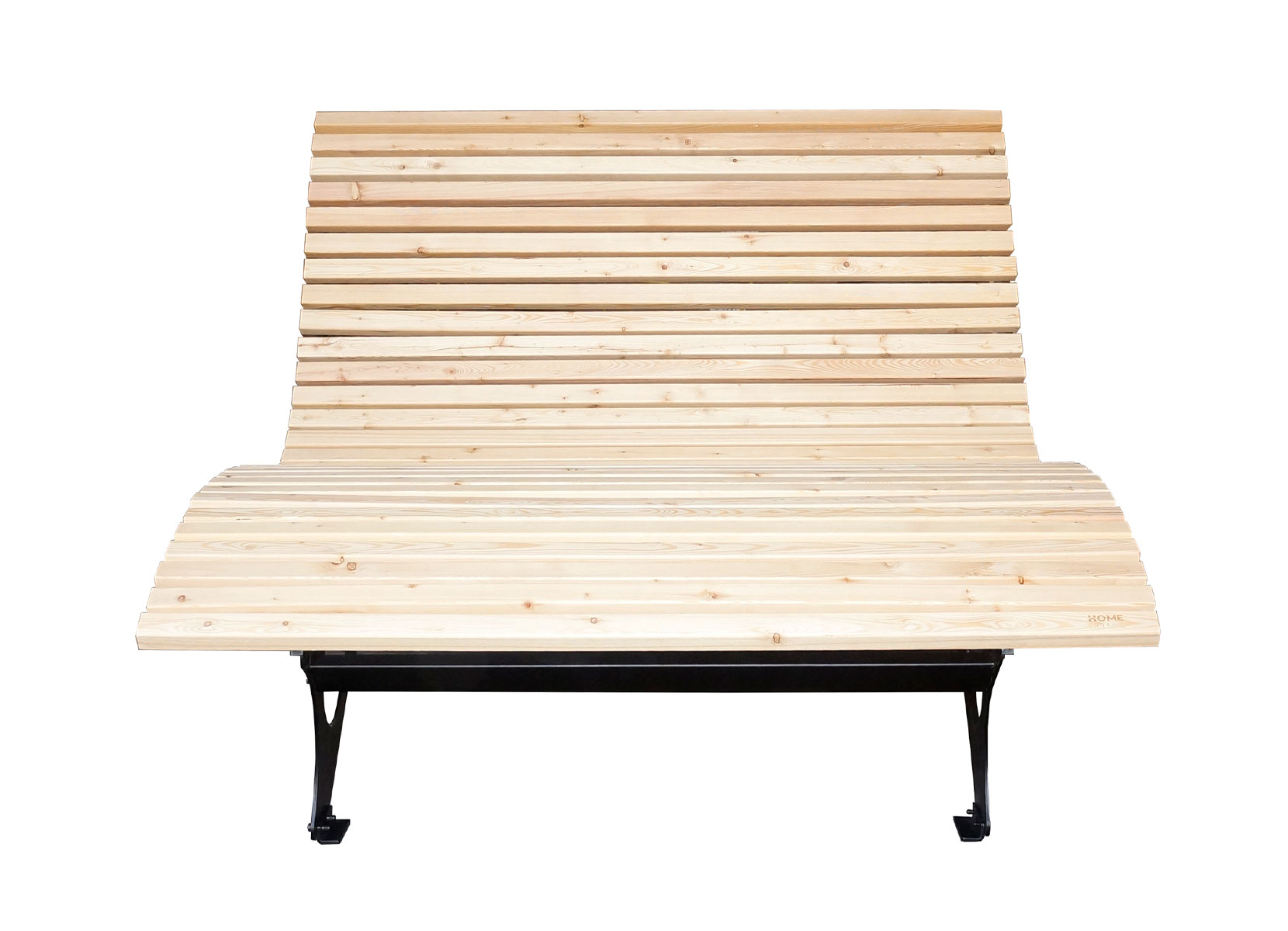 Home Deluxe Wellenholzliege TAIGA 150cm