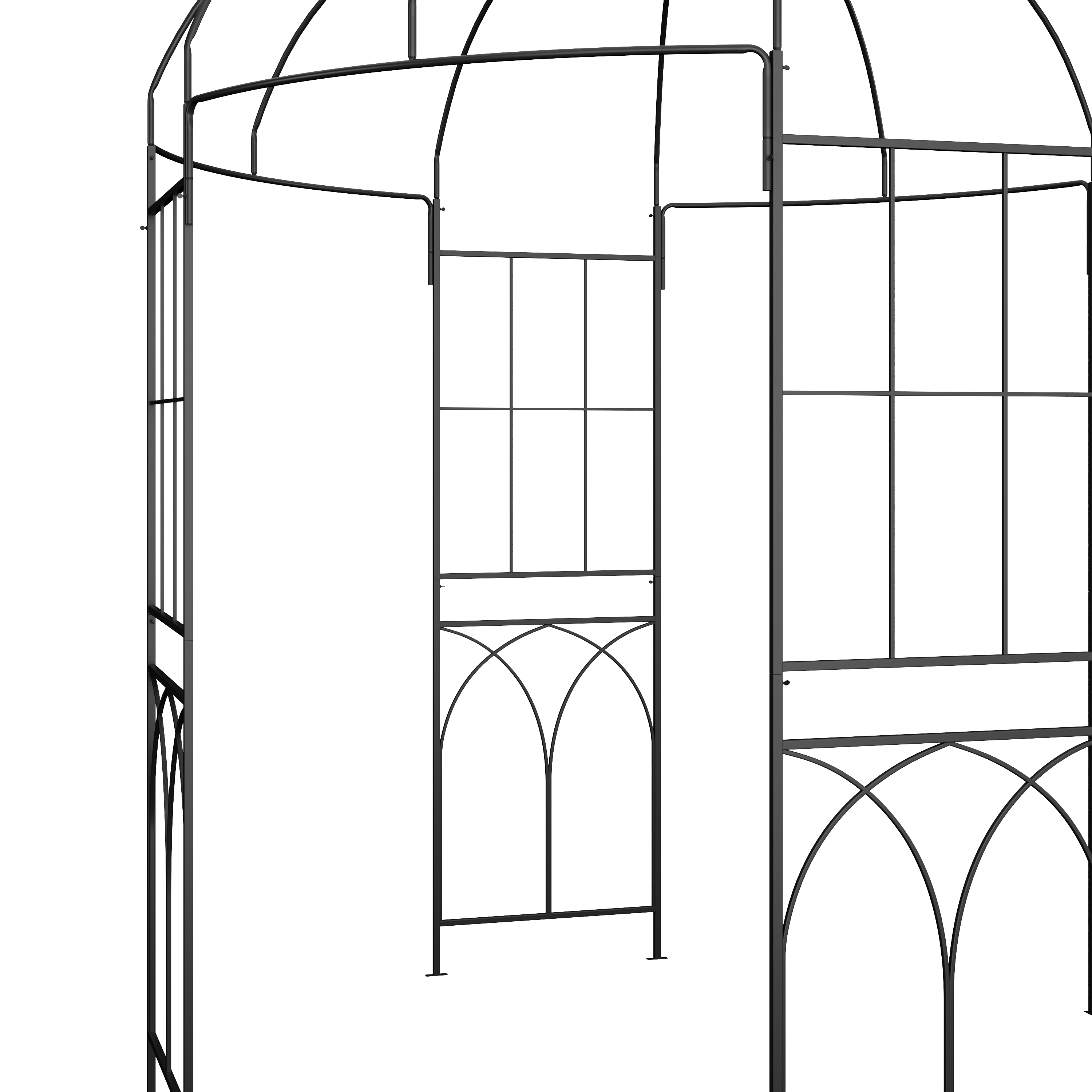 Rosenbogen Pavillon 210 x 210 x 256 cm