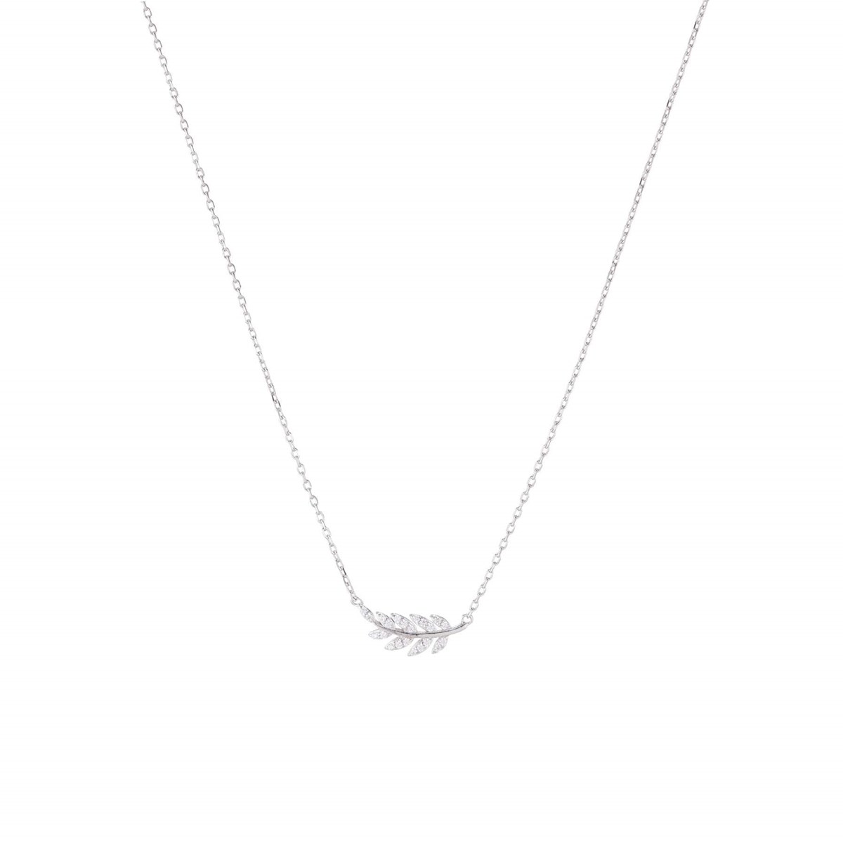 Collier Feuille Argent 925