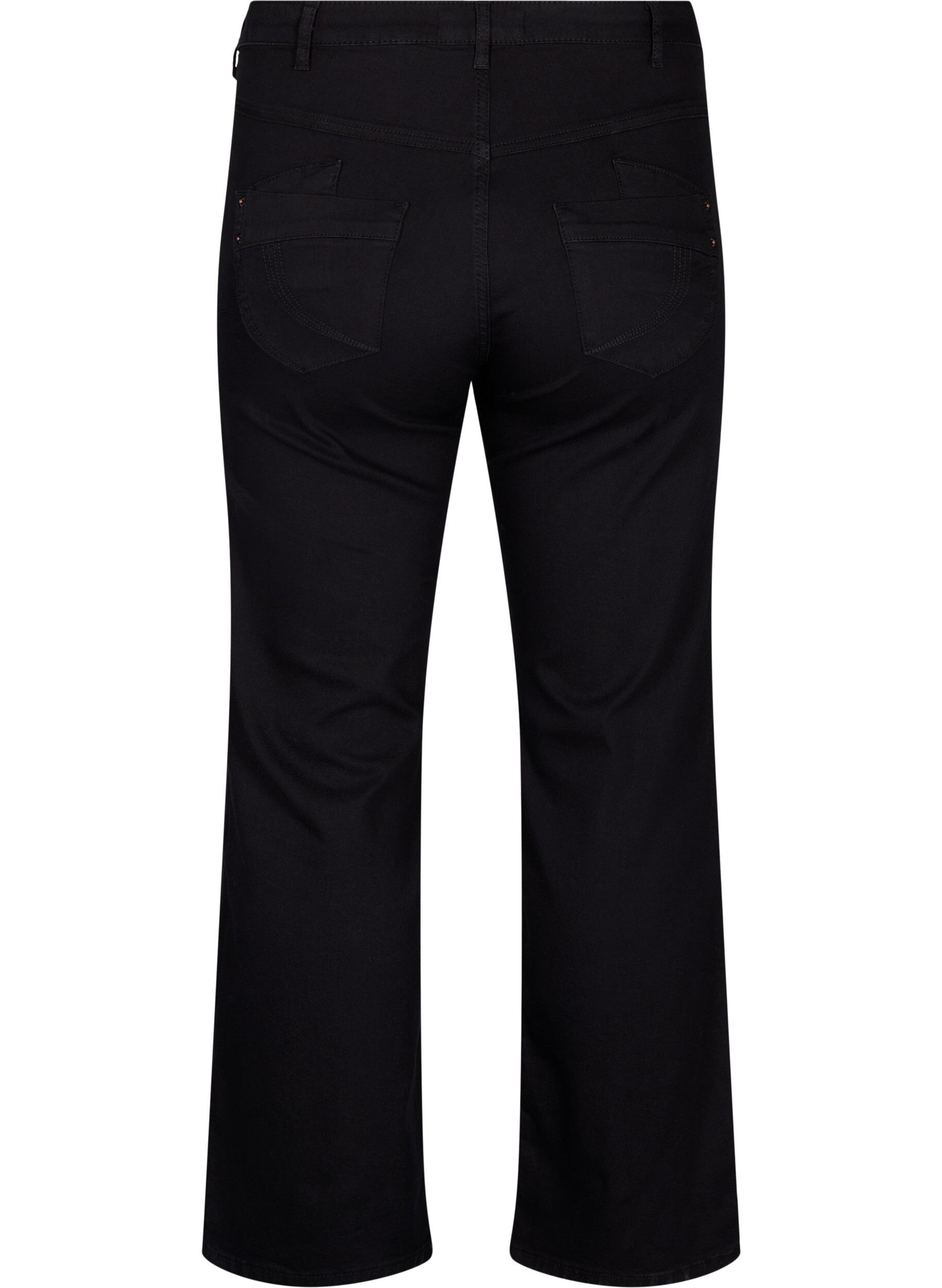Regular fit Gemma jeans med høj talje