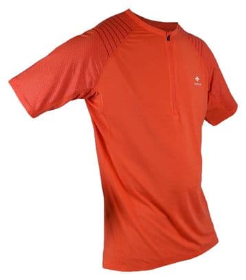 Maillot Manches Courtes Raidlight 1/2 Zip R-Light Orange