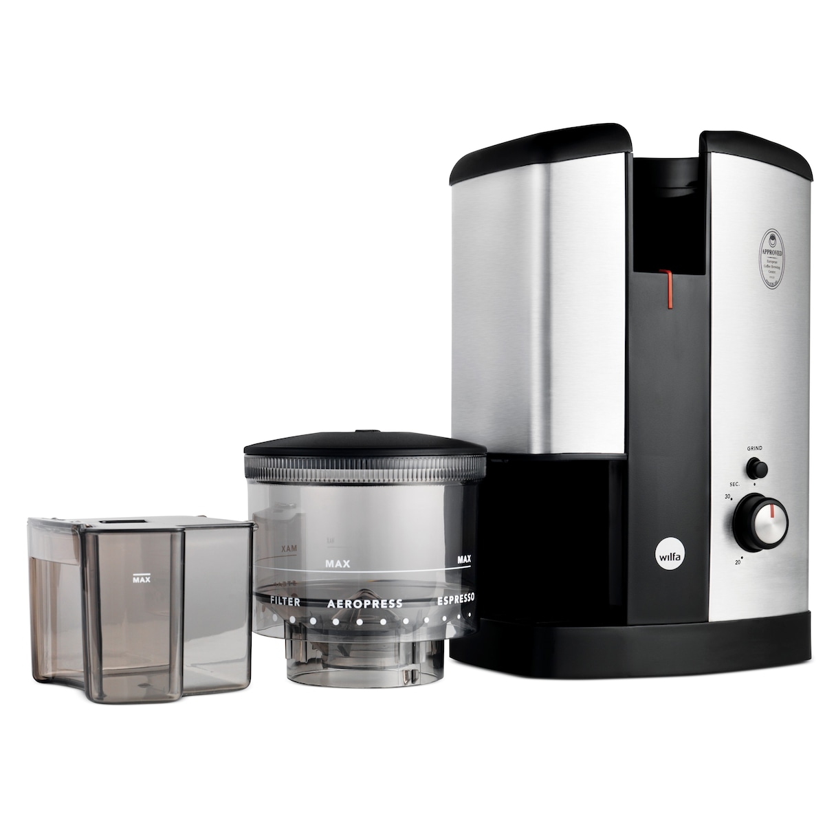 Wilfa Svart kaffekvern WSCG-2