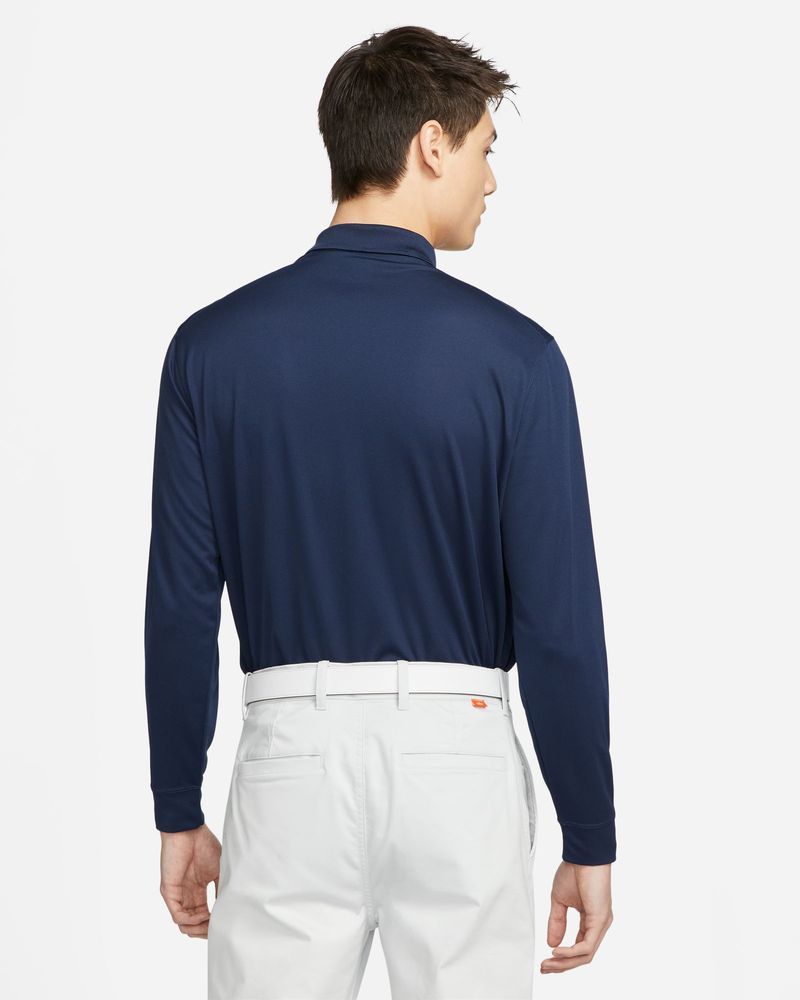 Polo manches longues Nike Dri-FIT Bleu Marine pour homme