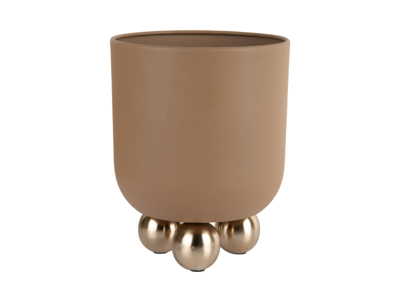 Plant Pot Estilo Small PT4370BR Mocha brown