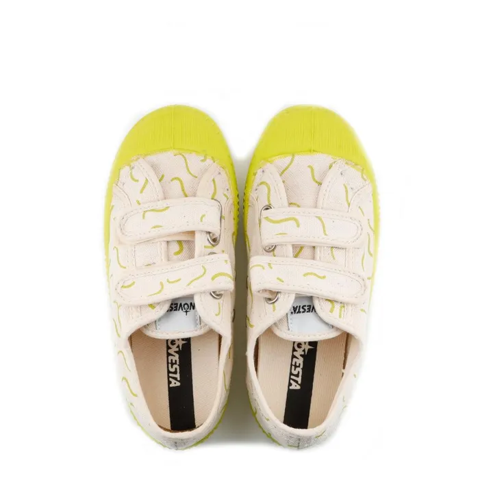 Novesta Baskets Master Kid Velcro Print | Jaune