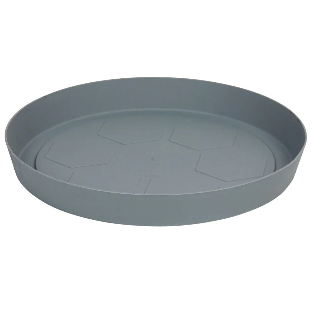 Soucoupe pour pot de jardin gris anthracite
