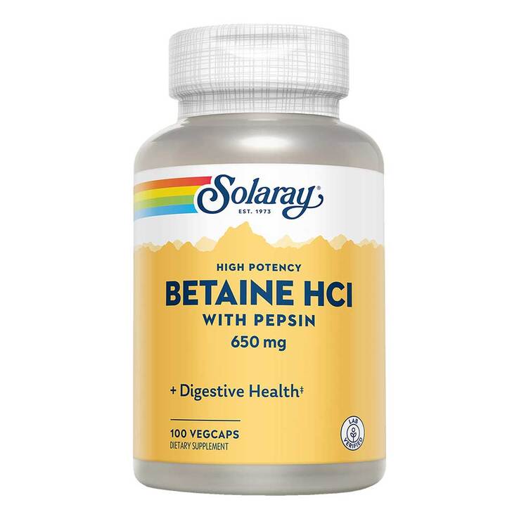 Betain HCL 650 mg + Pepsin I Kapseln, 100 St