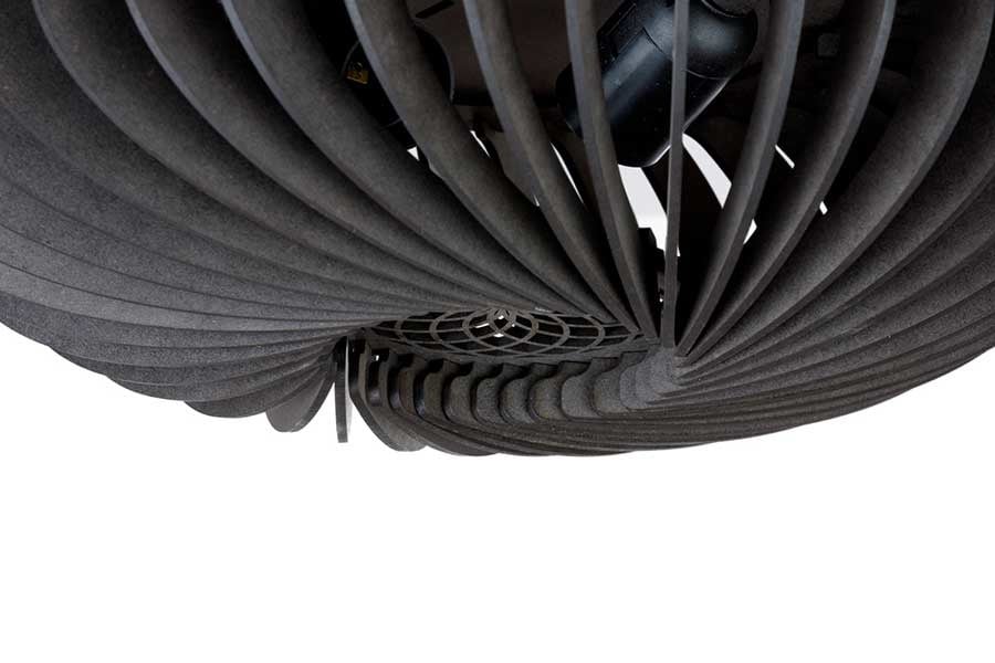 Blij Design  Plafondlamp Swan Ã 36 cm zwart