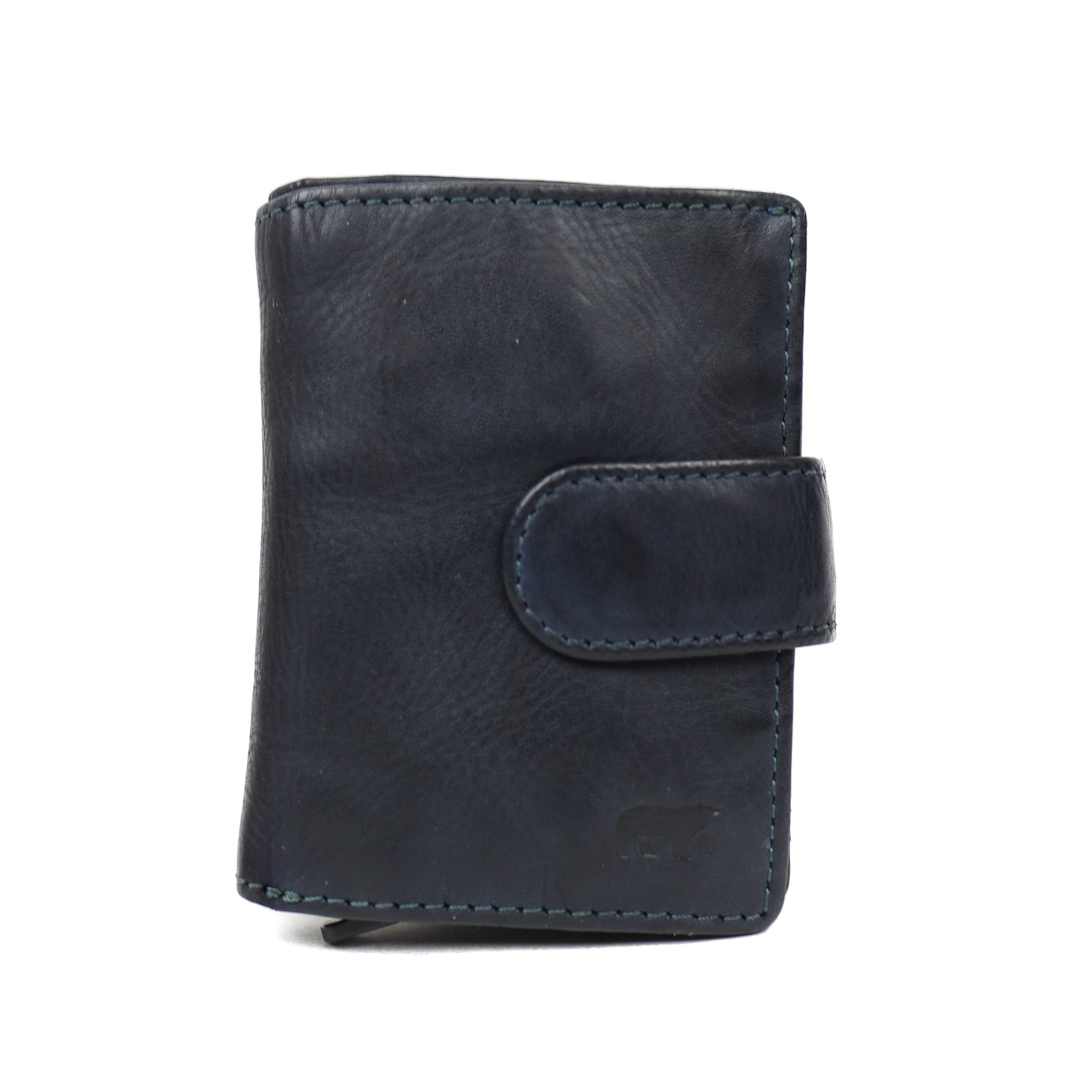 Bear Design Cow Lavato Wallet Cardprotector Bobby RFID Blauw CL15689