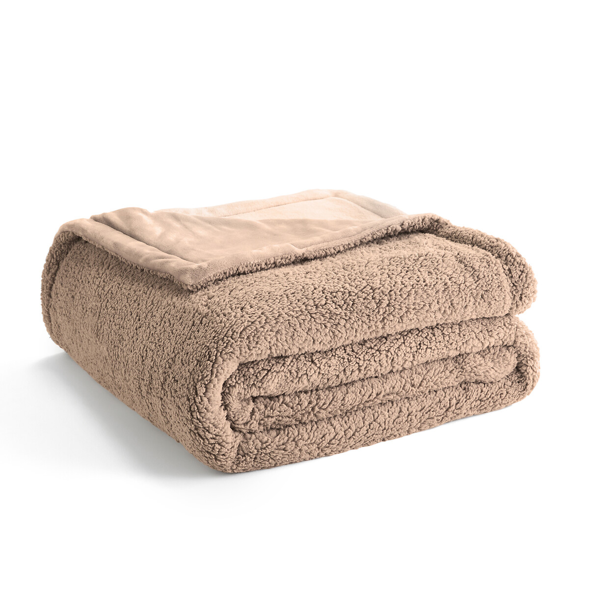 LA REDOUTE INTERIEURS<br>Colcha em lã e sherpa, Maxine