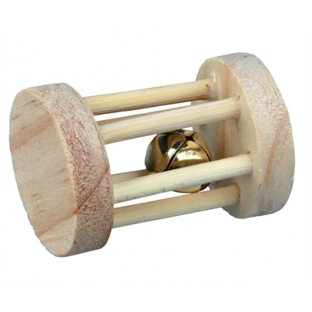Trixie Speelrol Hout met Bel5 x 3,5 cm