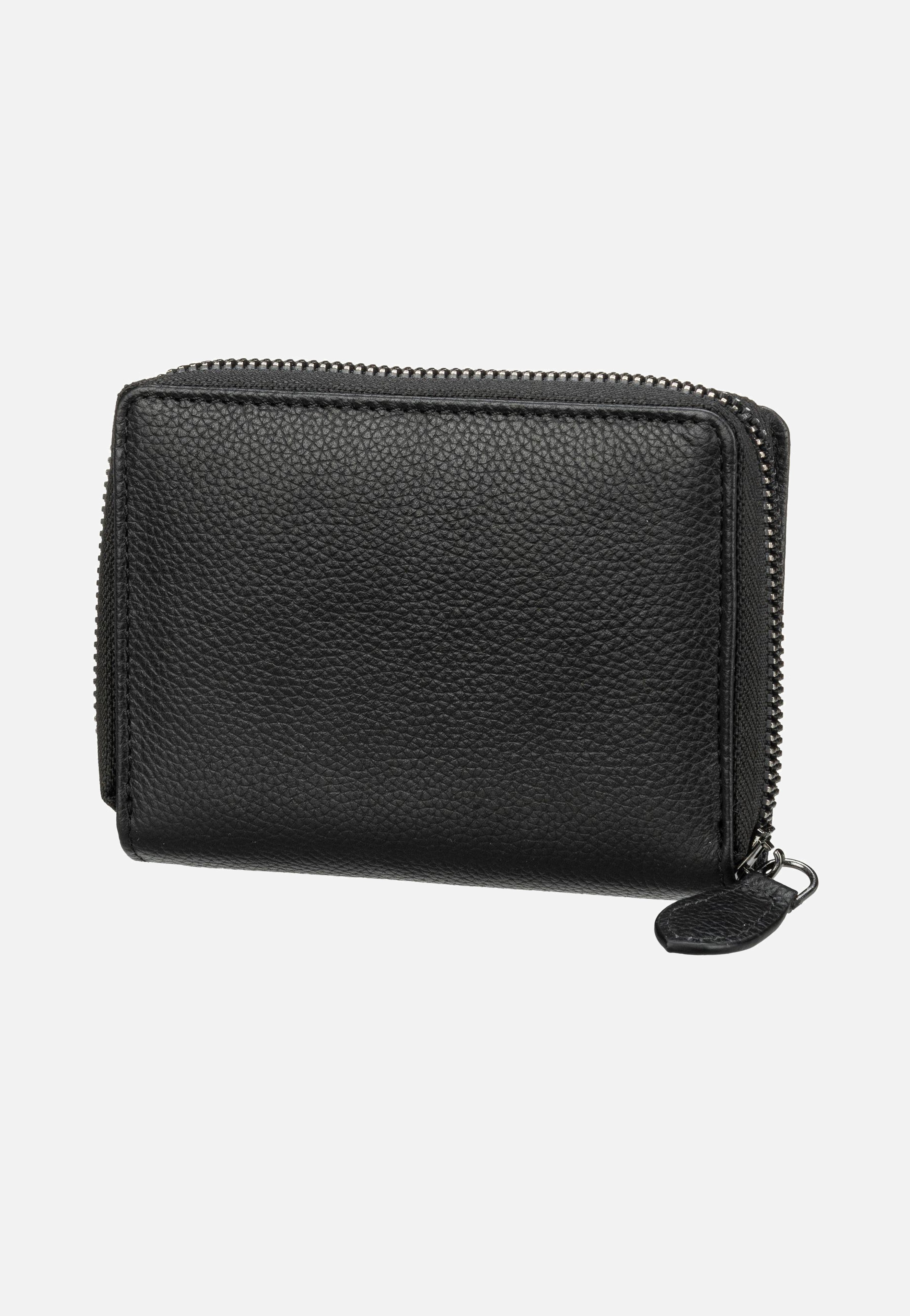 Bella Ladies Zip Schwarz - Portemonnaie