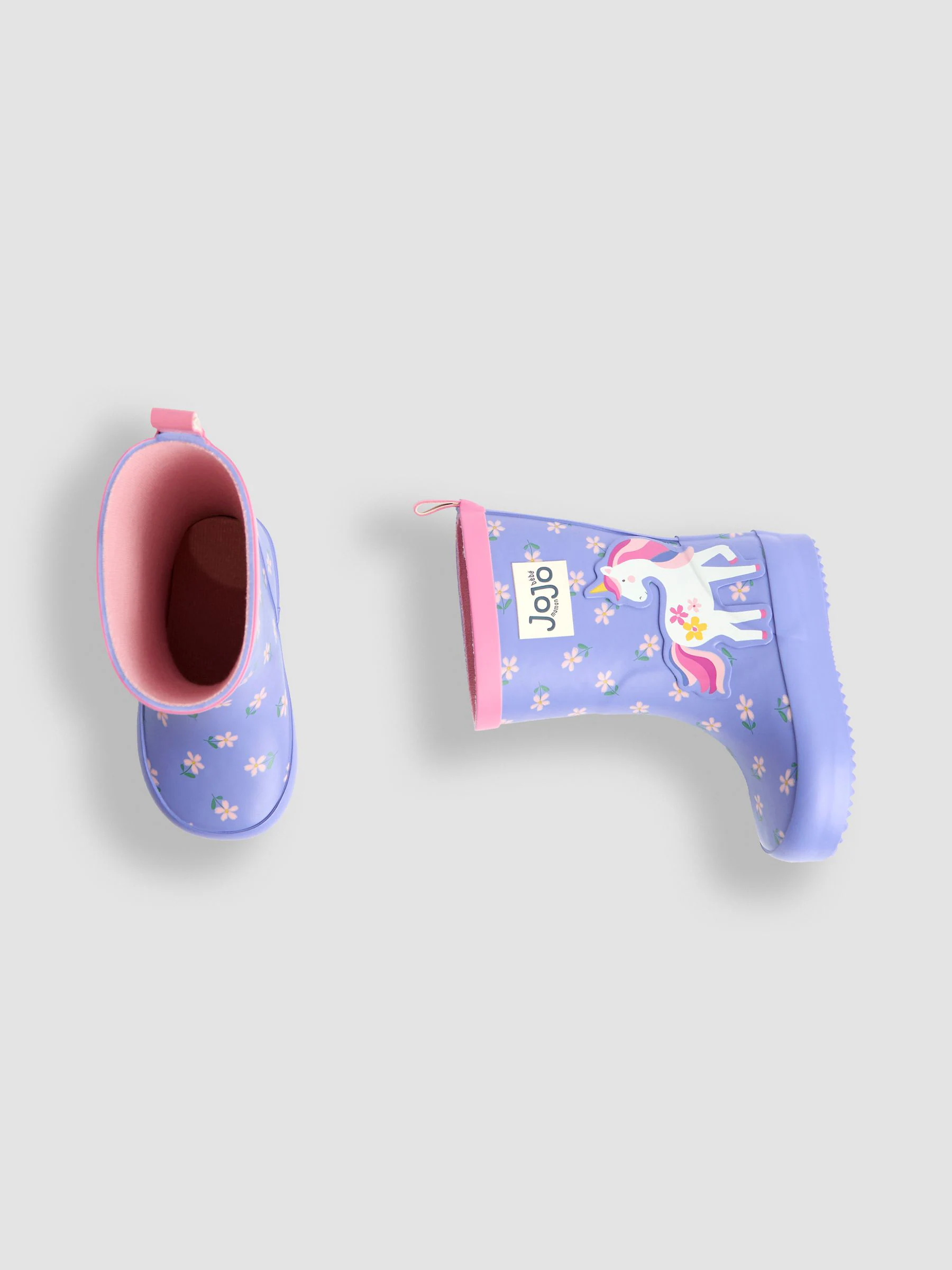 Paars met eenhoornprint - JoJo Maman Bébé Character Wellies