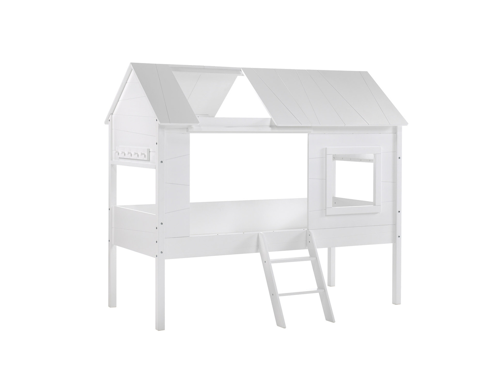 Baumhaus-Bett CHARLOTTE - weiß - 90x200 cm