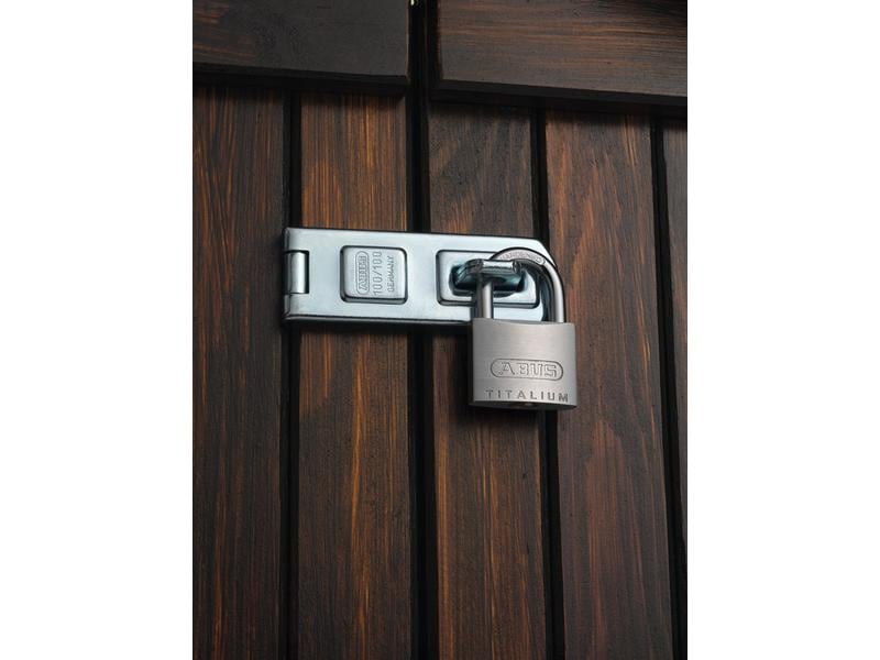 Abus Vorhängeschloss 64TI/20 Silber Aluminium Widerstandsfähiges Vorhangschloss