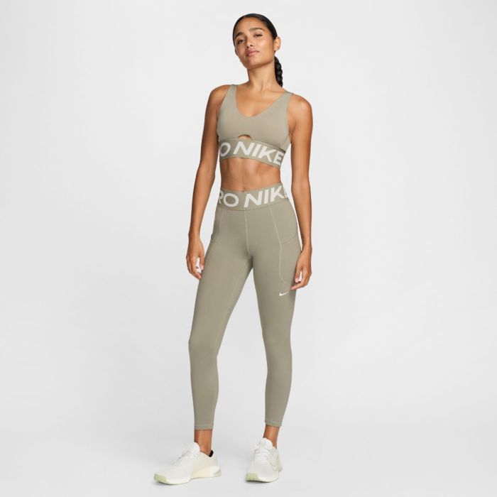Nike Dame BH Pro Indy Plunge Bra Bold Brun
