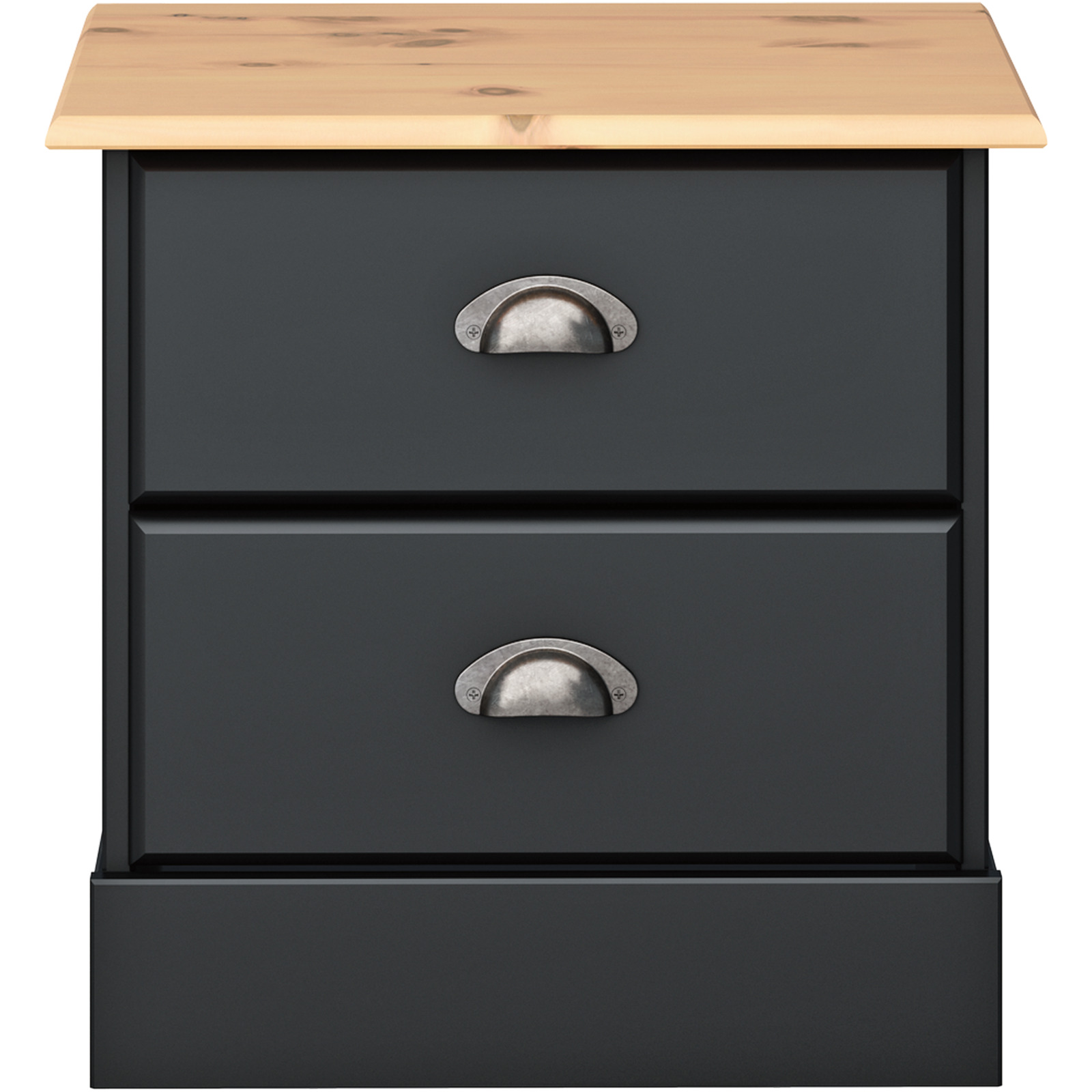 Nachtkommode Nordic 44 schwarz MDF