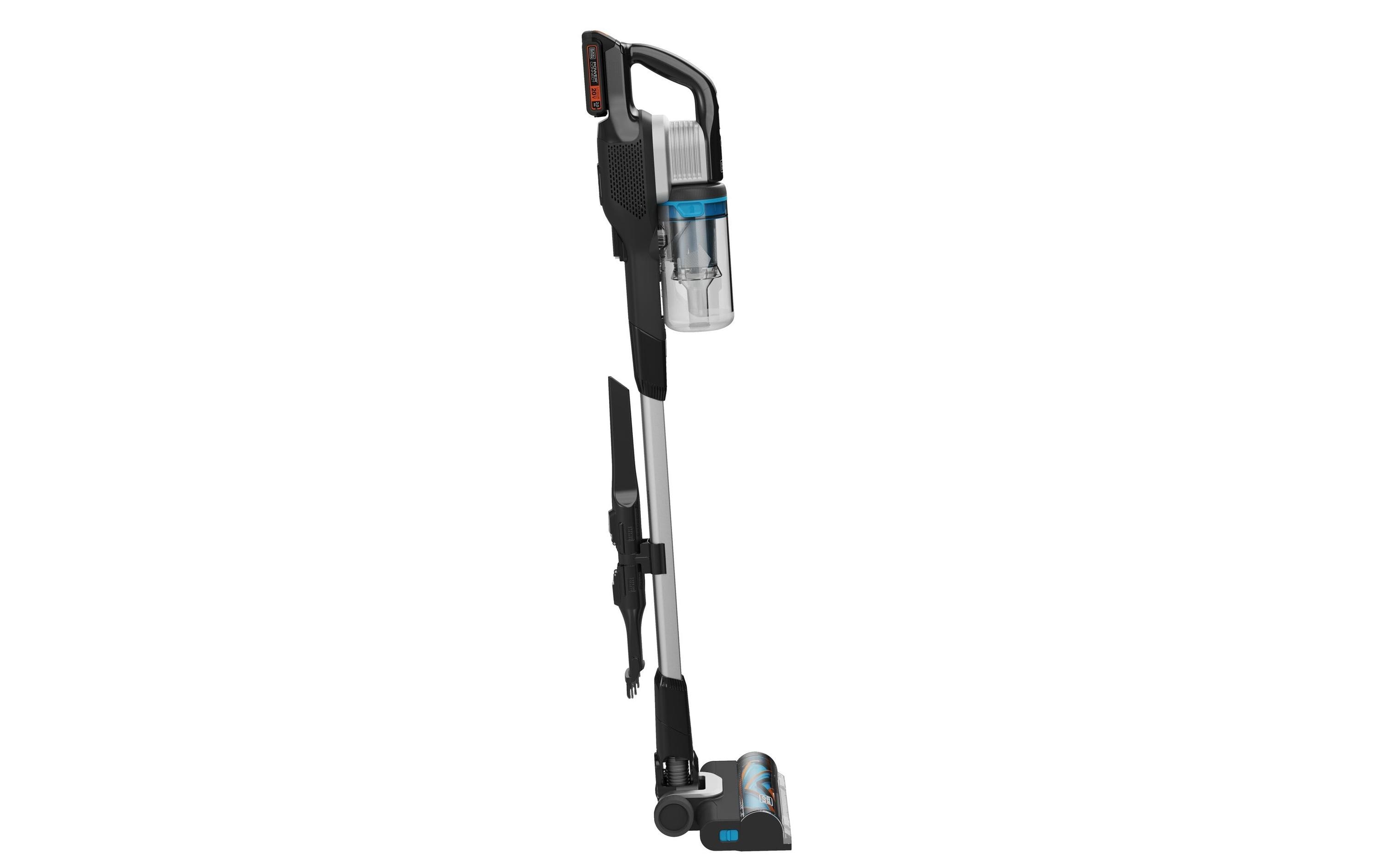 Akku-Hand- und Stielsauger BHFEB520D1 Grau/Schwarz<br>Kabelloser Staubsauger mit Lichtstrahl-Stauberkennung