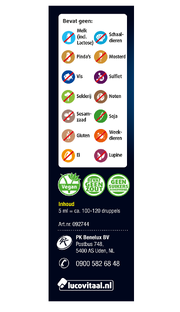 Lucovitaal 100% Pure Cannabidiol 20% CBD Olie 5ML