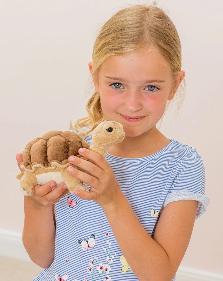 Kuscheltier SCHILDKRÖTE (20 cm) in braun