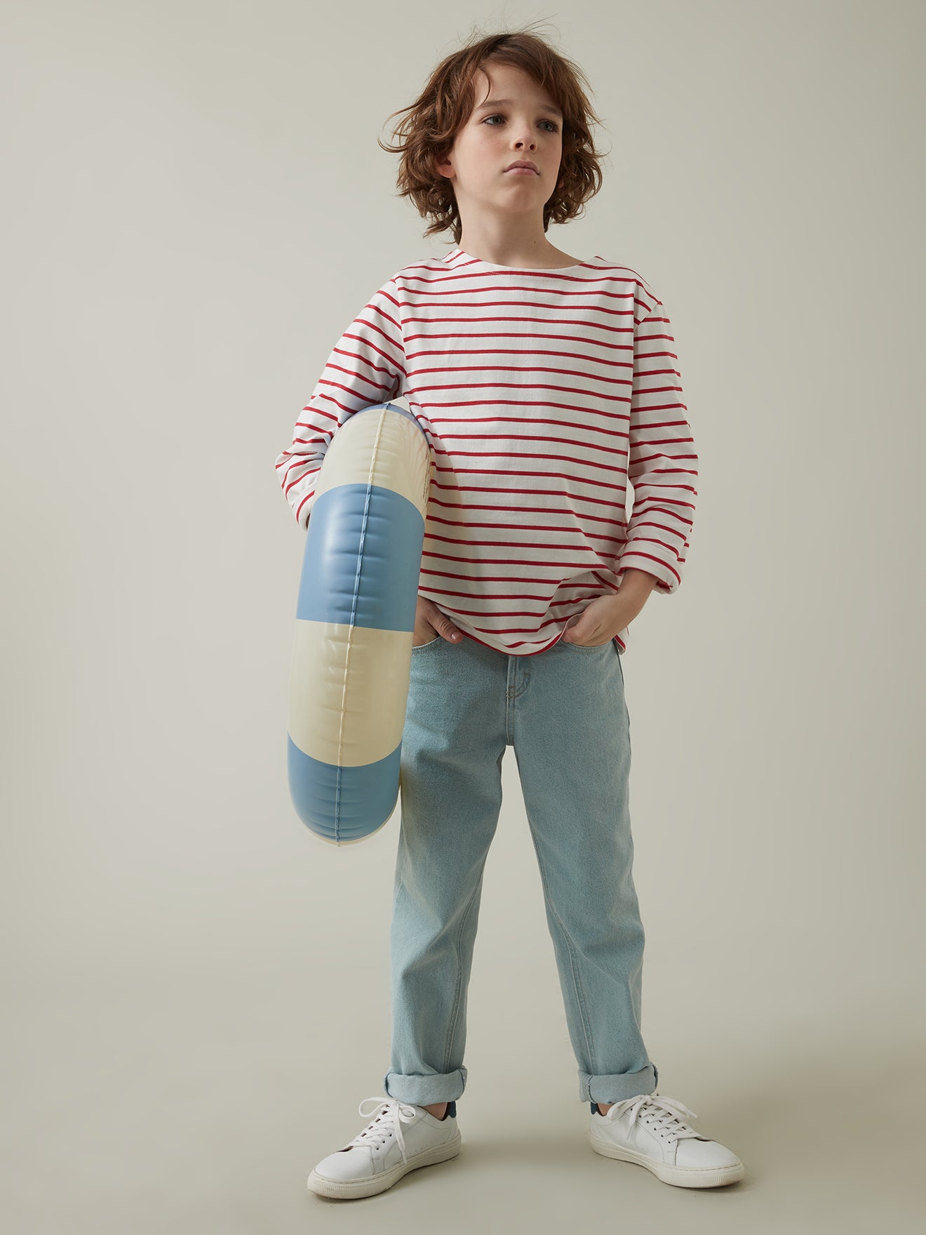 T-shirt marinière Garçon - Coton bio