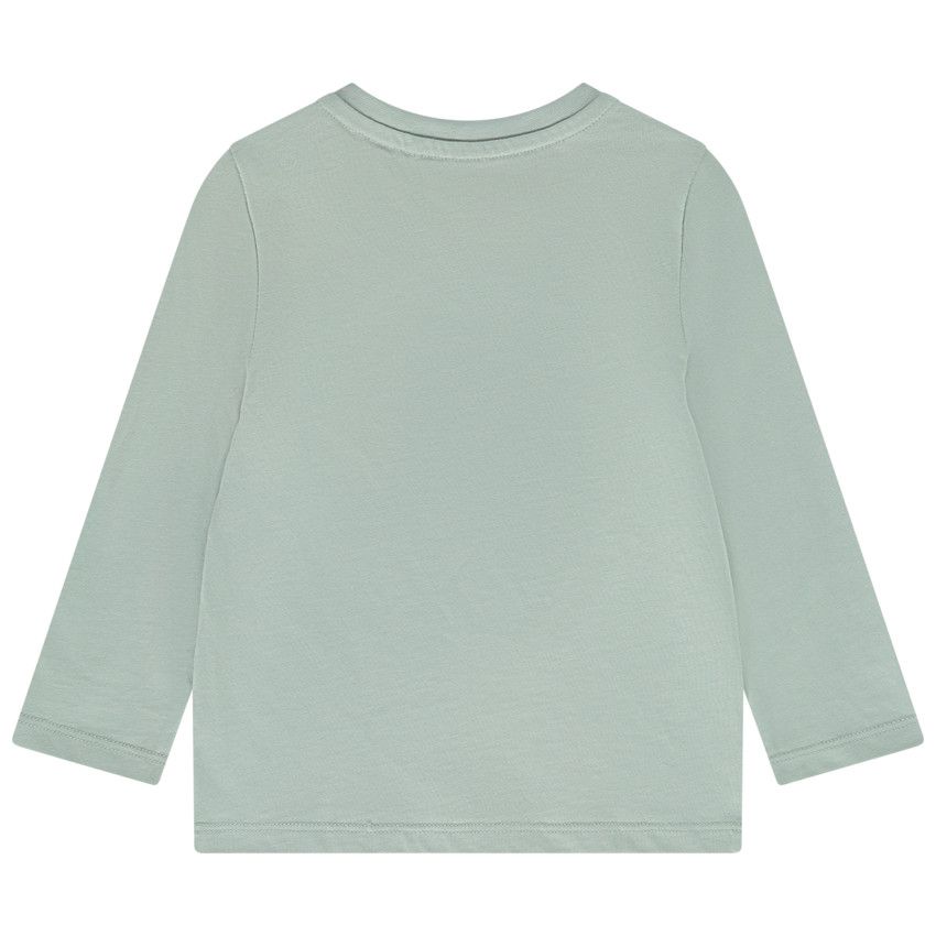 T-shirt manches longues en jersey print fantaisie pour bébé garçon - Vert
