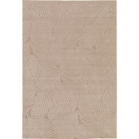 Tapis intérieur et extérieur en relief - lauria - beige - 160 x 230 cm