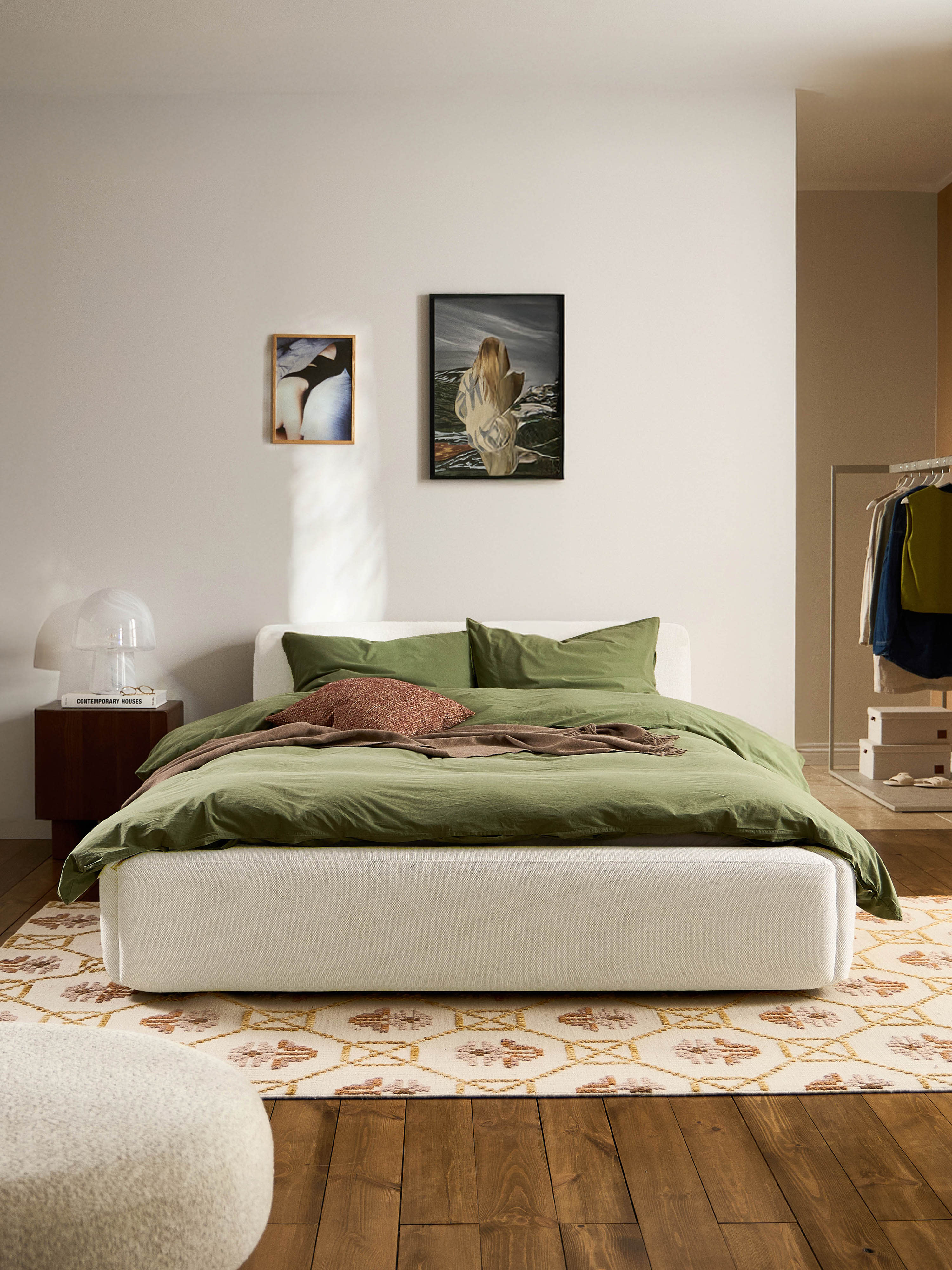 Gestoffeerd bed Melva