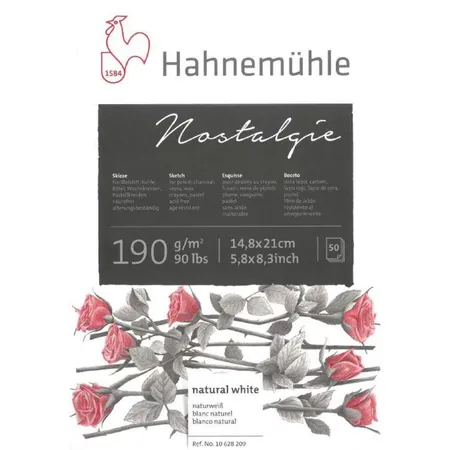 Hahnemühle Skizzenpapier Nostalgie, 190 g/m², 50 Blatt A5