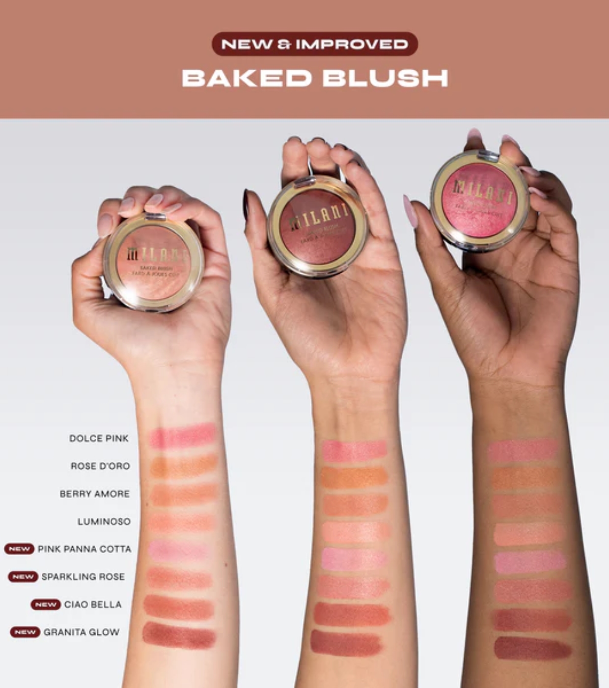 Milani - Blusher Baked Blush  - 03 Berry Amore
