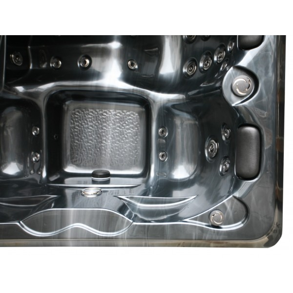 Badstuber Fiji outdoor whirlpool 2 persoons parelgrijs