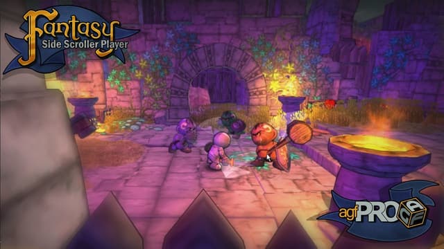 Axis Game Factory's AGFPRO Fantasy Side-Scroller Player