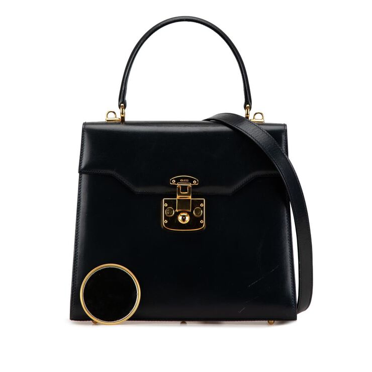 Gucci Vintage Gucci Handbag Navy
