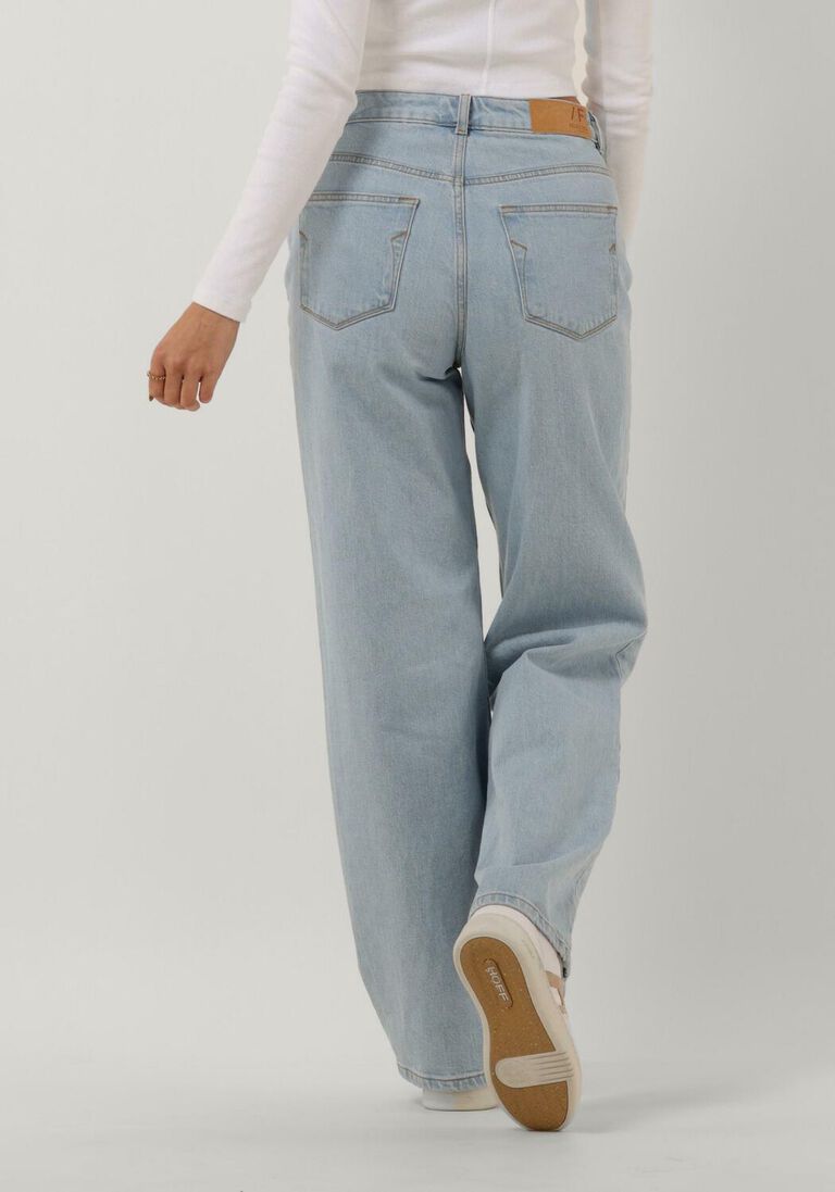 SELECTED FEMME lichtblauwe selected femme wide jeans slfalice-n hw wide lon sky blue jeat