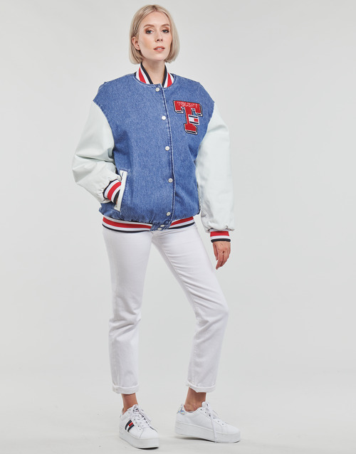 Tommy Jeans - DENIM LETTERMAN JACKET DF7018 - Multicolore