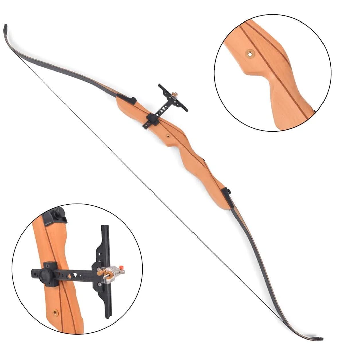 vidaXL Arc classique adulte 68