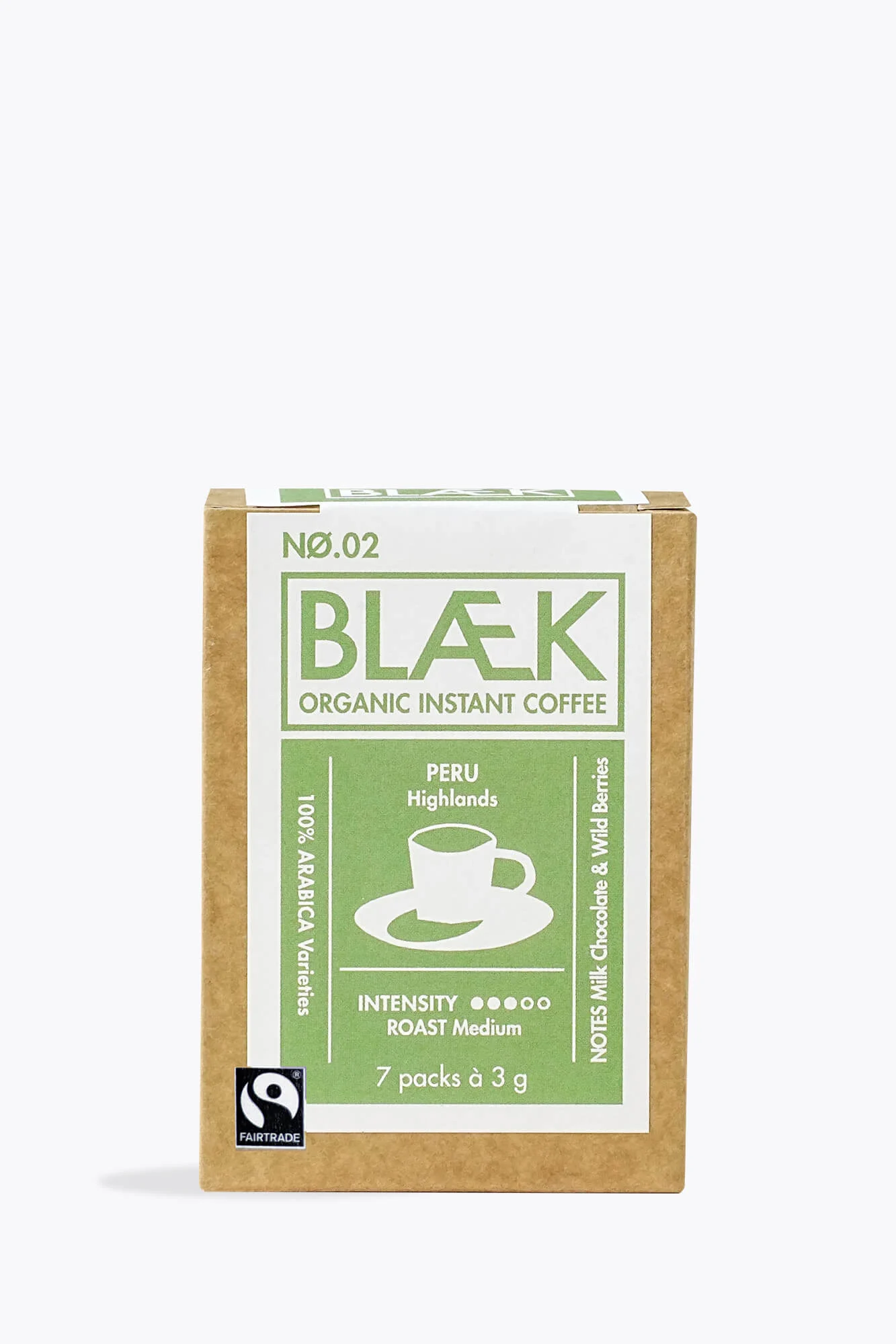 BLÆK Organic Instant Coffee No. 2 Peru 21g