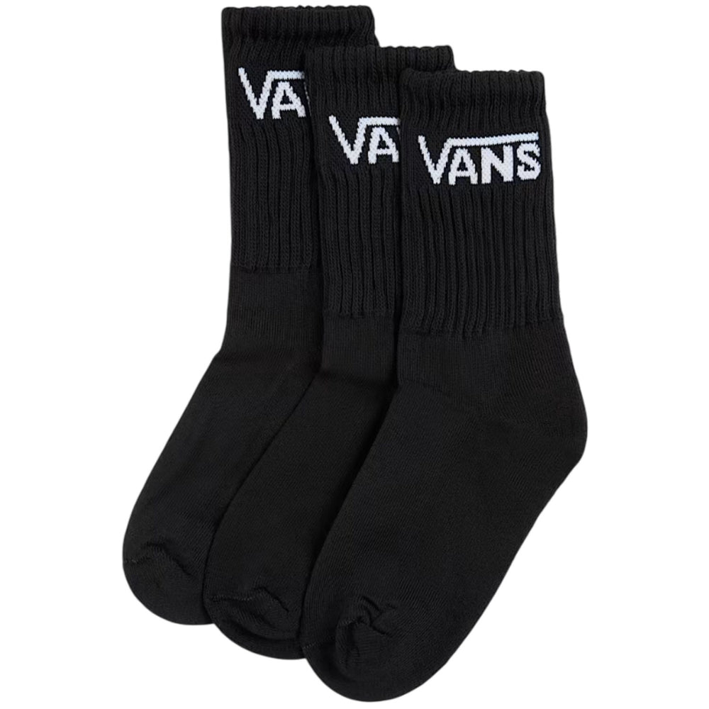 Køb VANS Black Classic Crew Strømper 3-Pak