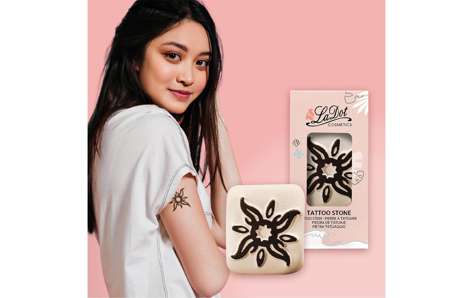 Tattoostempel Sonne LargeMotiv-Stein für das perfekte Outdoor-Make-Up