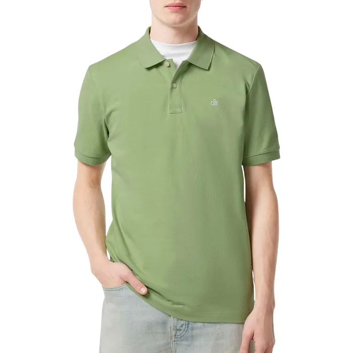Scotch & Soda Seasonal Cotton Piqué Polo Heren