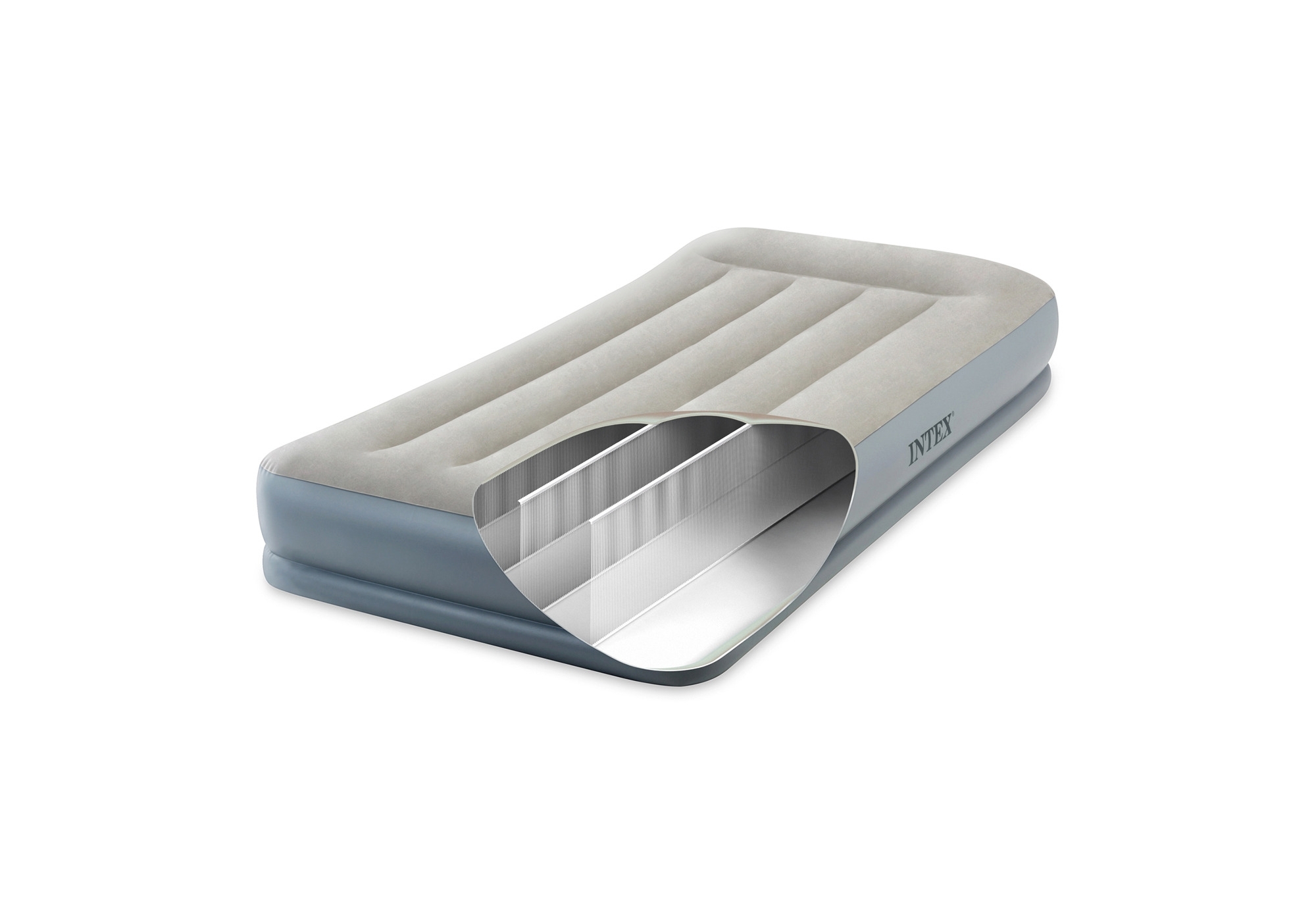 Intex Luftbett DuraBeam Mid-Rise mit 220 V Pumpe Twin 191 x 99 x 30 cm