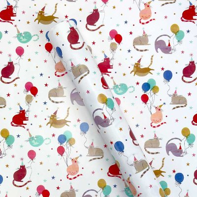 Cats Birthday 3M Rollwrap