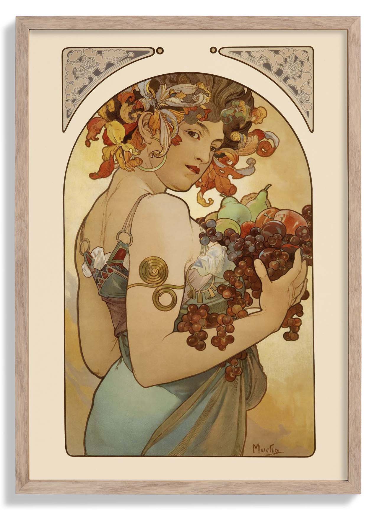 Obst von Alphonse Mucha