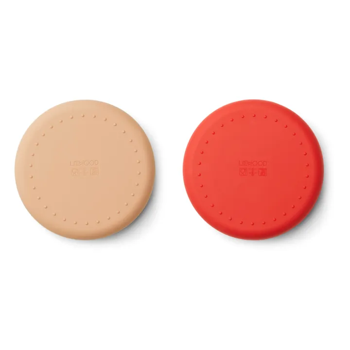 Liewood Assiettes Gordon - Set de 2 | Rouge