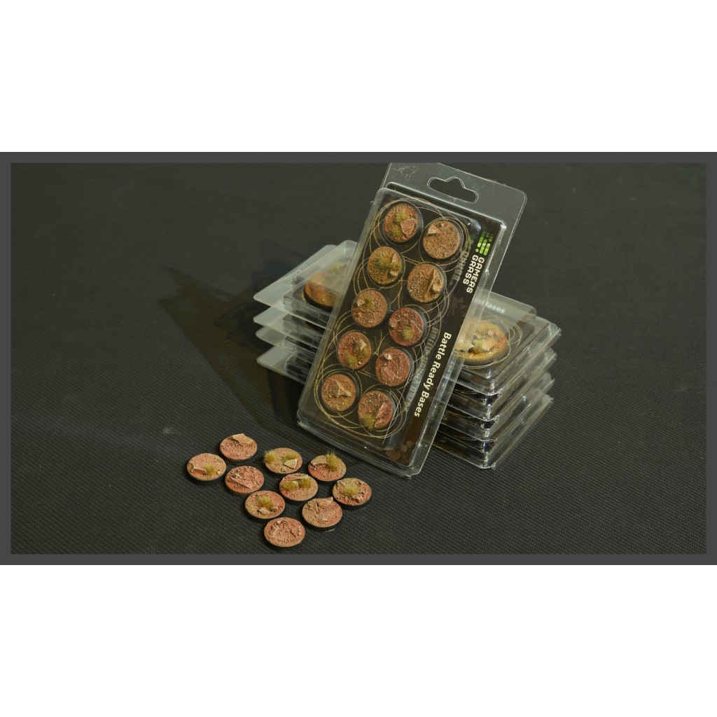 Badlands Bases, Round 25mm (x10)