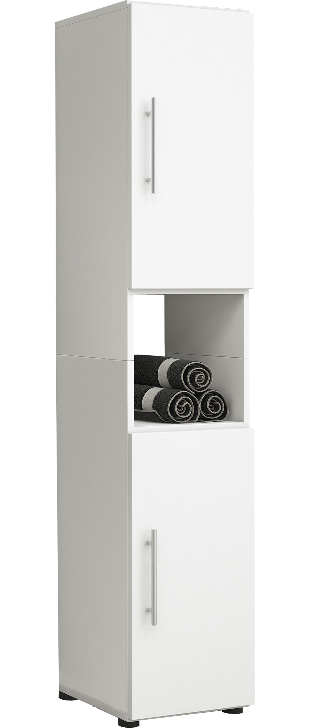 VCM Holz Badmöbel Stand Badregal Badezimmer Badschrank Hochschrank Flandu