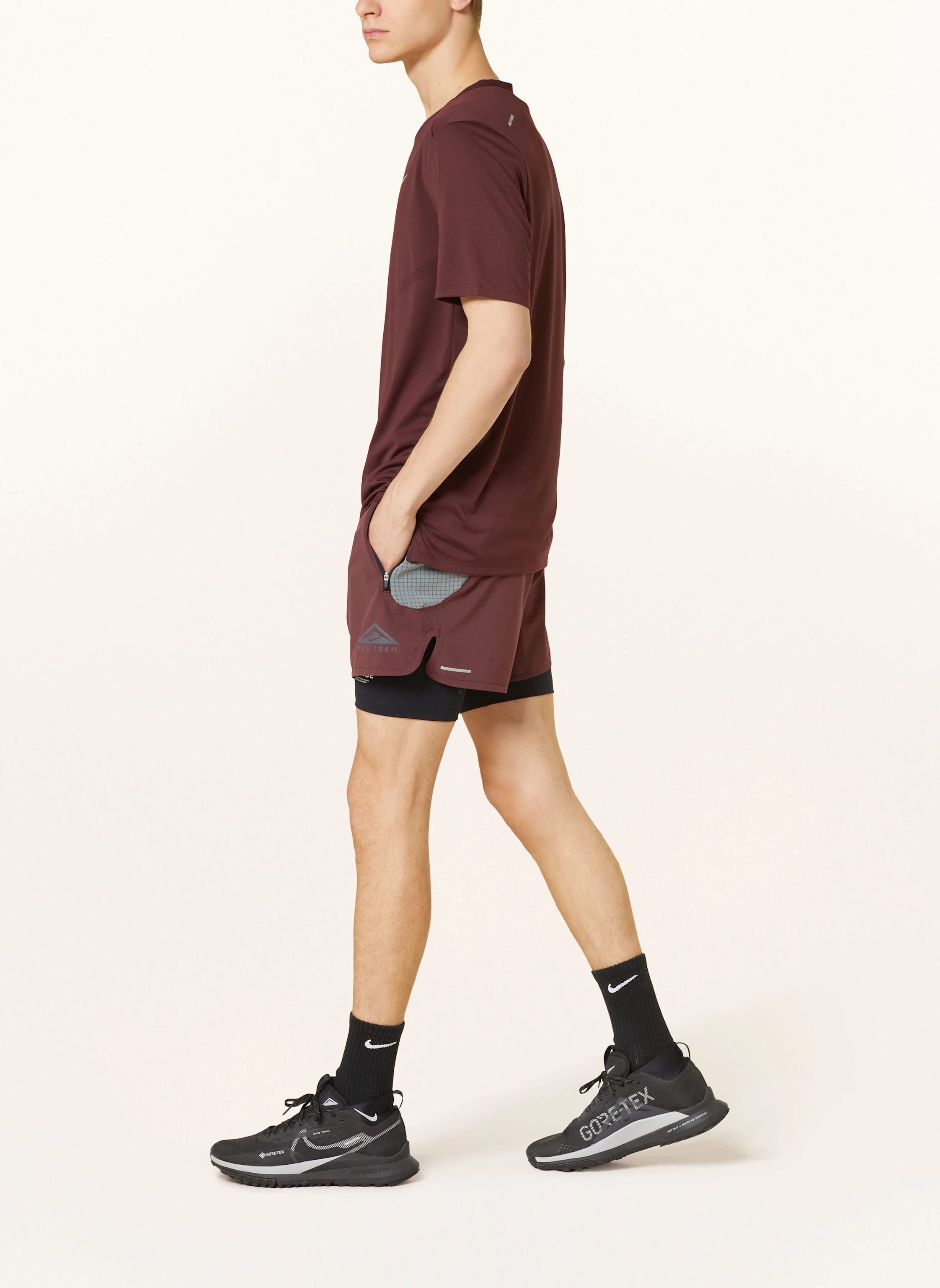 Nike 2-in-1-Laufshorts TRAIL SECOND SUNRISE