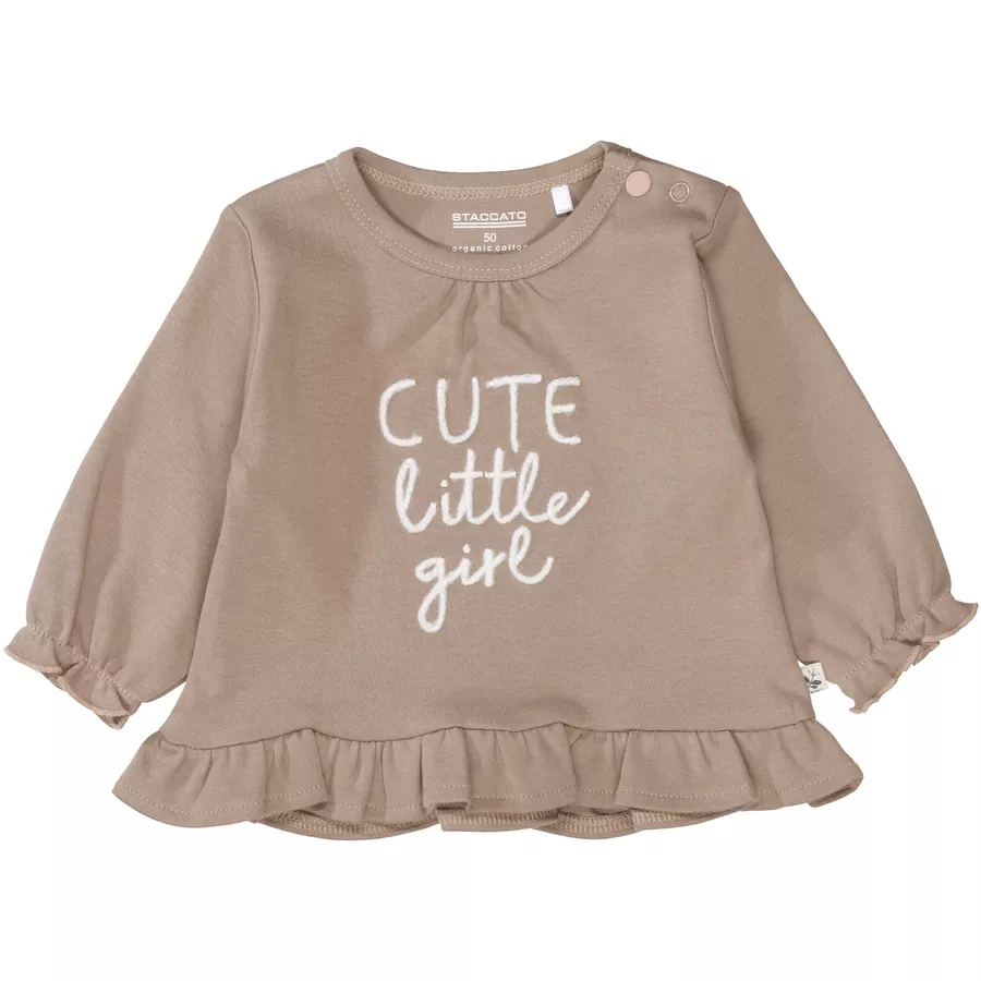 STACCATO Langarmshirt taupe