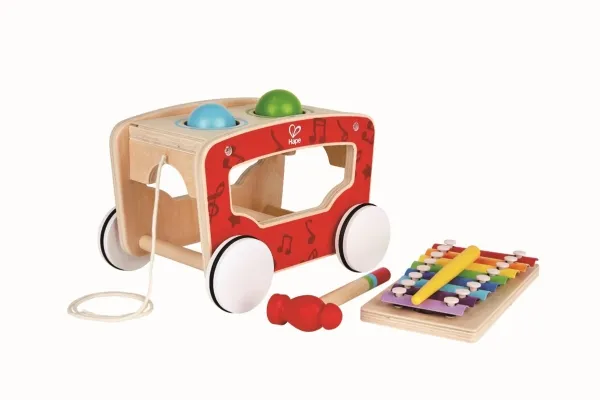 Hape Pull along activity wagon