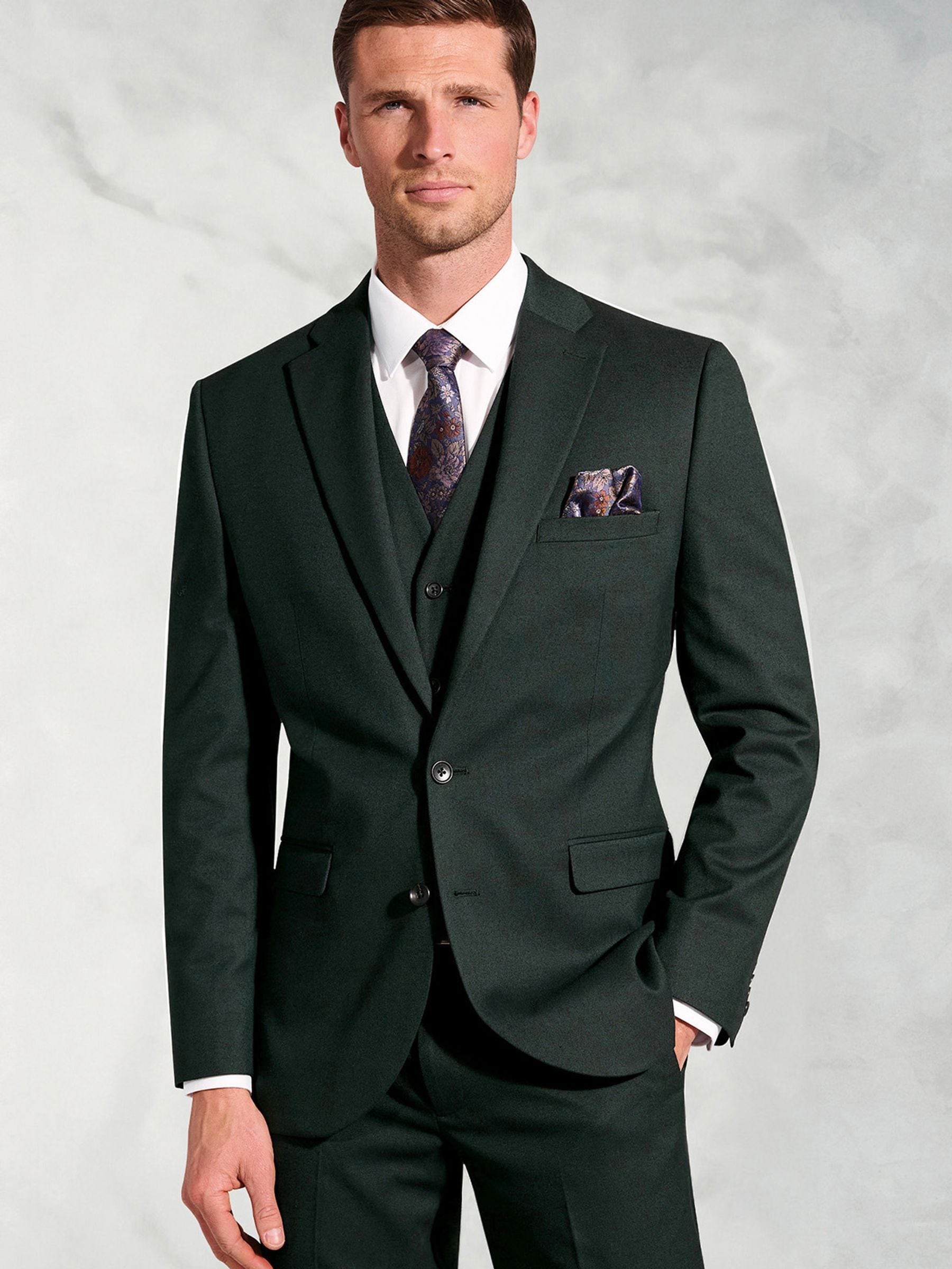 Brook Taverner Flannel Suit Waistcoat